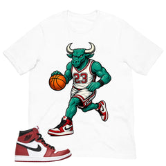 Graphic Tee Raging Bull Shirt - to Matching Air Jordan 1 Chicago | Zadago