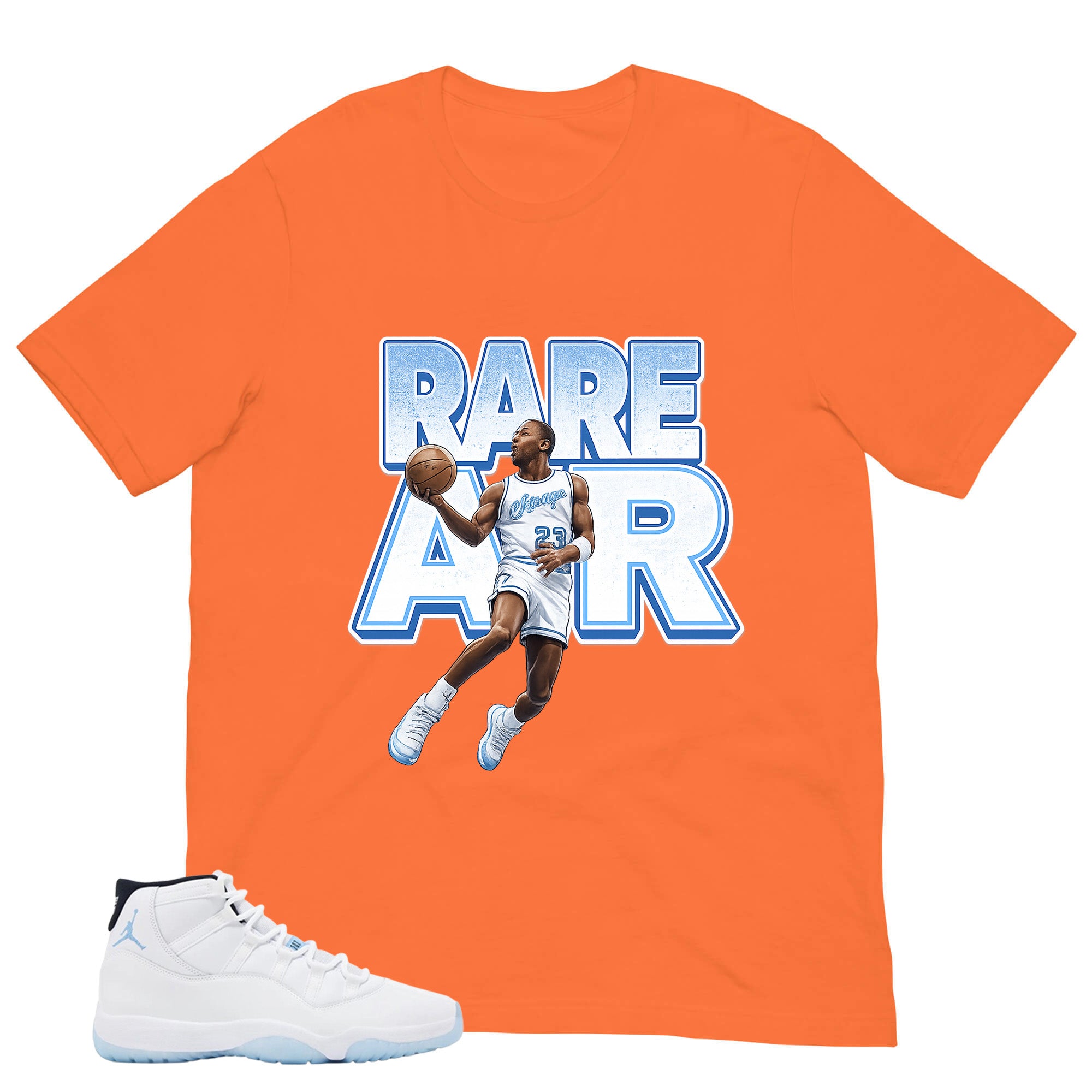 Graphic Tee Rare Air Shirt - to Matching Air Jordan 11 Legend Blue | Zadago