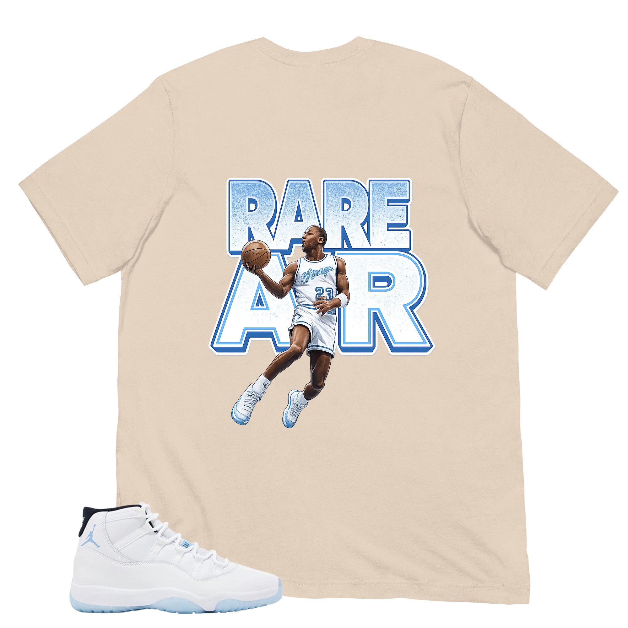 Graphic Tee Rare Air Shirt - to Matching Air Jordan 11 Legend Blue | Zadago