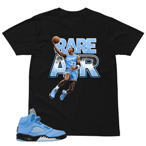 Graphic Tee Rare Air Shirt - to Matching Air Jordan 5 UNC | Zadago