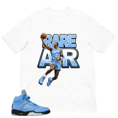 Graphic Tee Rare Air Shirt - to Matching Air Jordan 5 UNC | Zadago