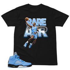 Graphic Tee Rare Air Shirt - to Matching Air Jordan 5 UNC | Zadago
