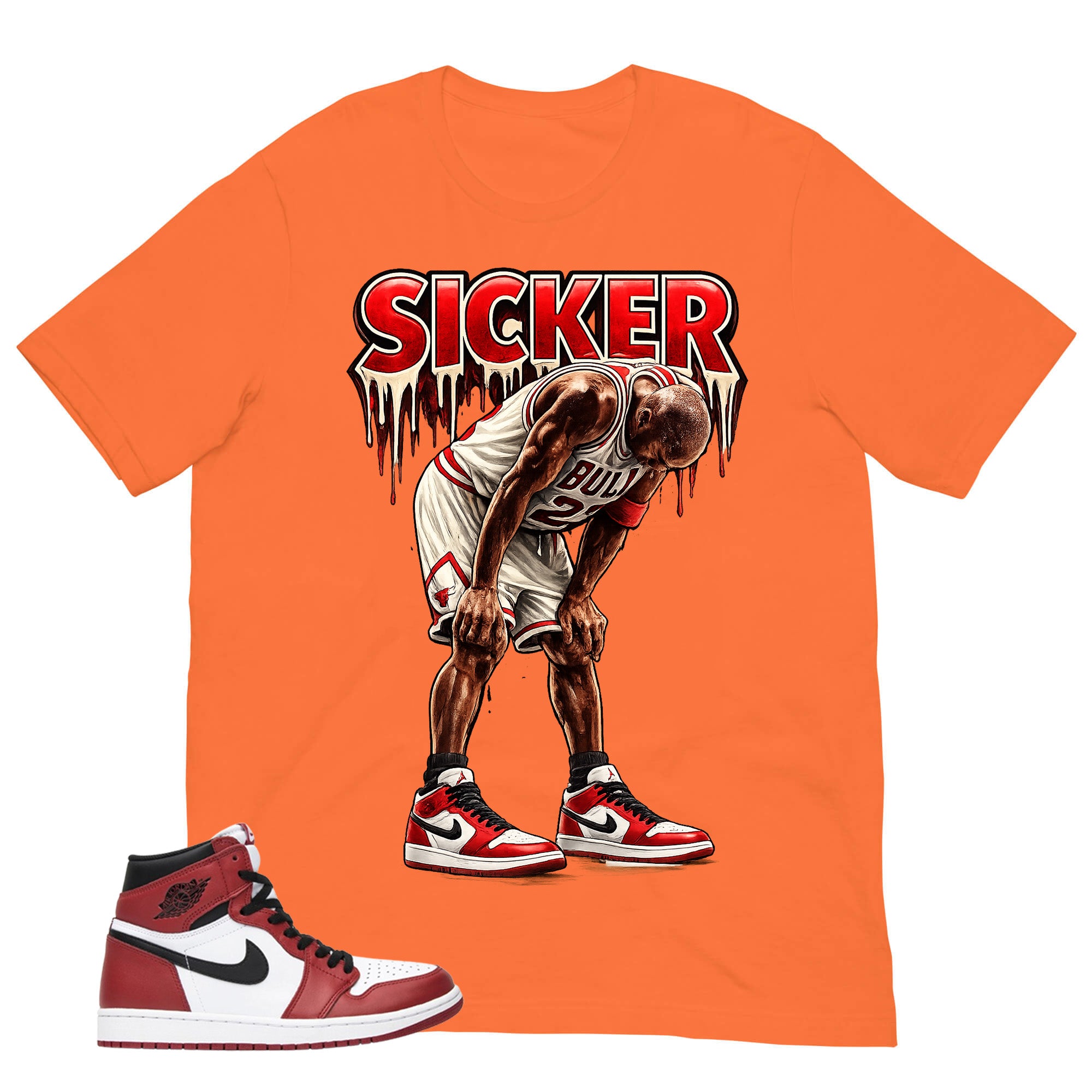 Graphic Tee Sicker Shirt - to Matching Air Jordan 1 Chicago | Zadago