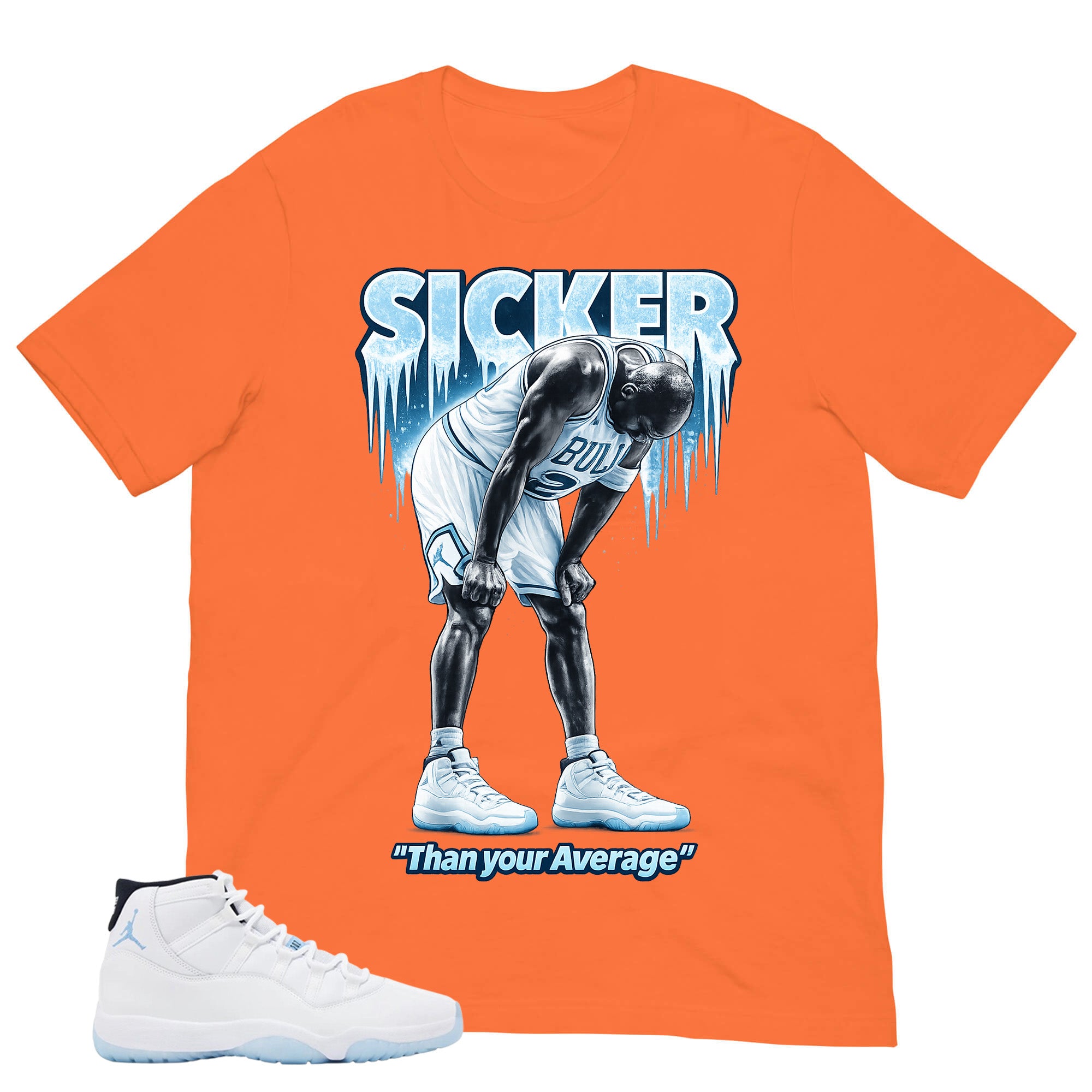 Graphic Tee Sicker Than Your Average Shirt - to Matching Air Jordan 11 Legend Blue | Zadago