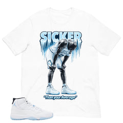 Graphic Tee Sicker Than Your Average Shirt - to Matching Air Jordan 11 Legend Blue | Zadago