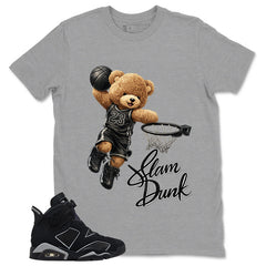 Graphic Tee Slam Dunk Shirt - to Matching Air Jordan 6 Cap and Gown | Zadago