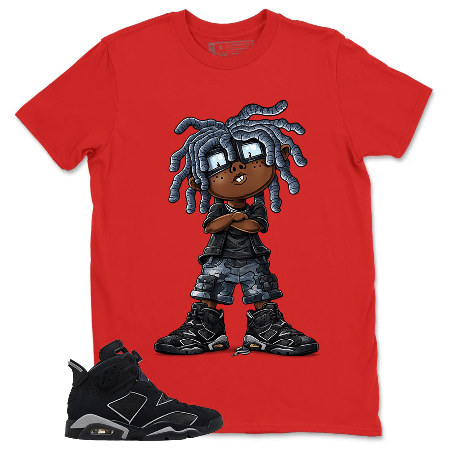 Graphic Tee Sneaker Boy Shirt - to Matching Air Jordan 6 Cap and Gown | Zadago