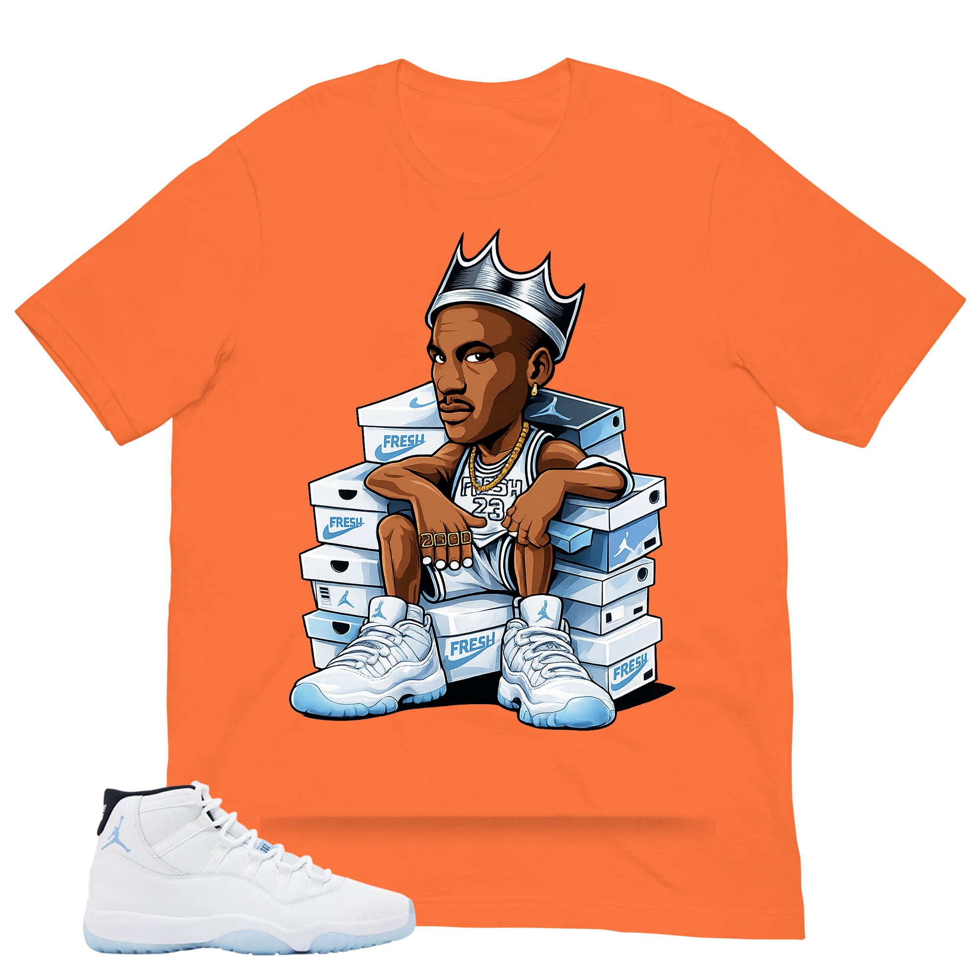 Graphic Tee Sneaker Fresh Shirt - to Matching Air Jordan 11 Legend Blue | Zadago