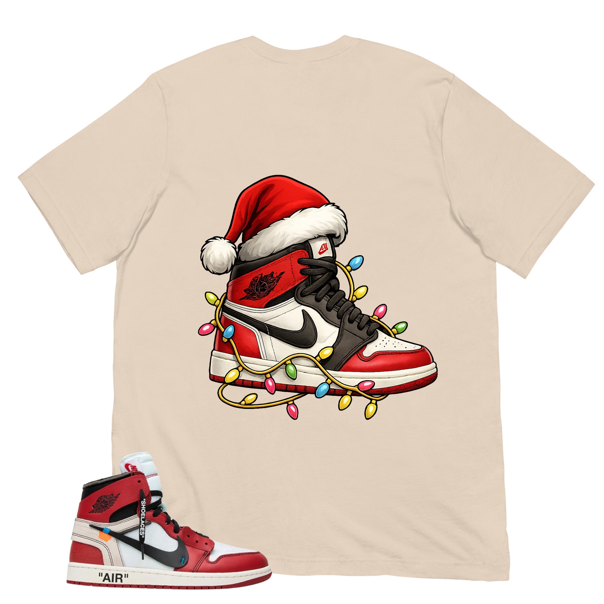 Graphic Tee Sneaker Light | Matching  Off-White x Air Jordan 1 Chicago | Zadago