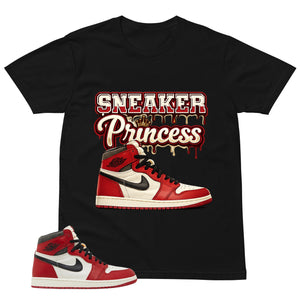 Graphic Tee Sneaker Princess Shirt - to Matching Air Jordan 1 Chicago Lost & Found | Zadago