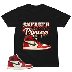 Graphic Tee Sneaker Princess Shirt - to Matching Air Jordan 1 Chicago Lost & Found | Zadago