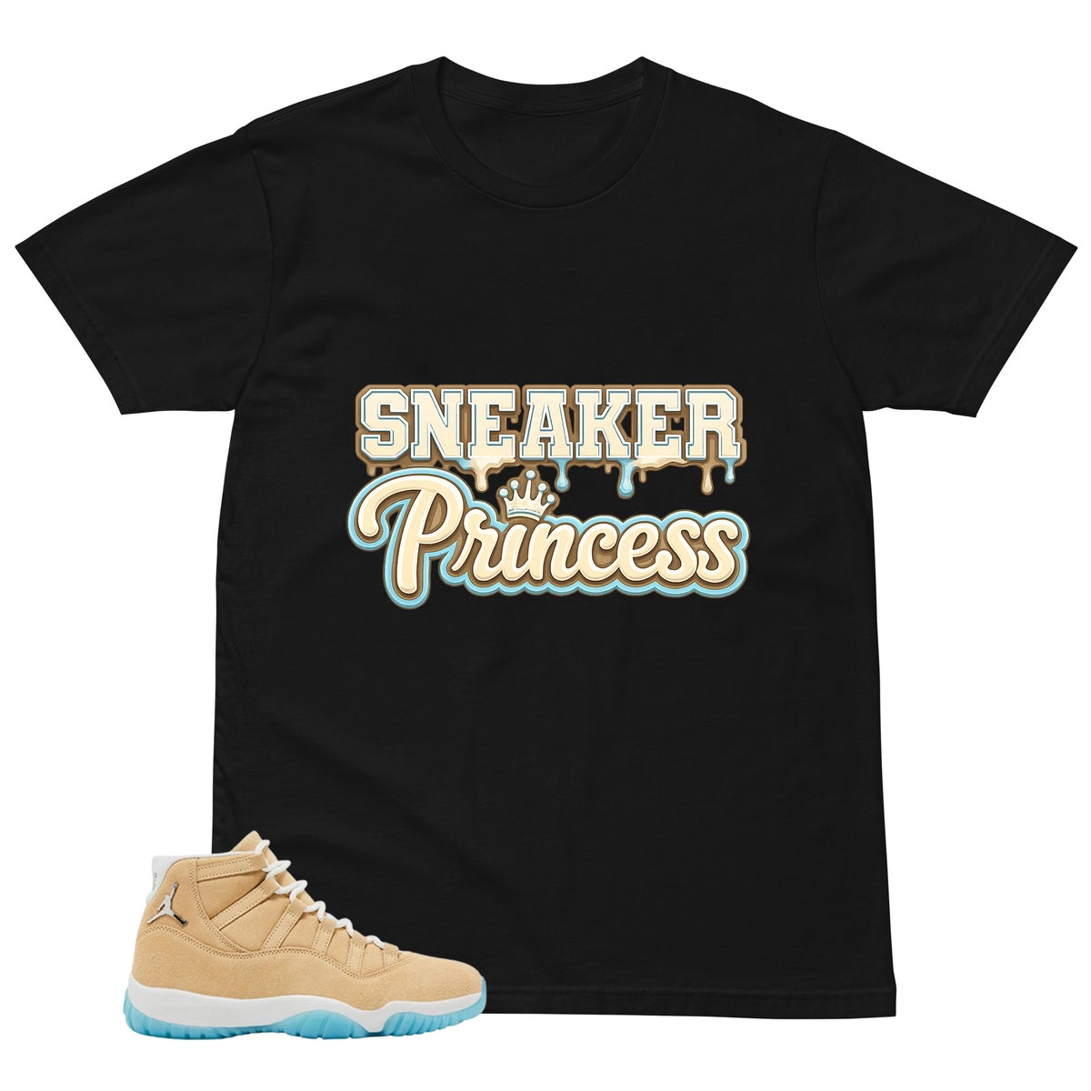 Graphic Tee Sneaker Princess Shirt - to Matching Air Jordan 11 H-Town | Zadago