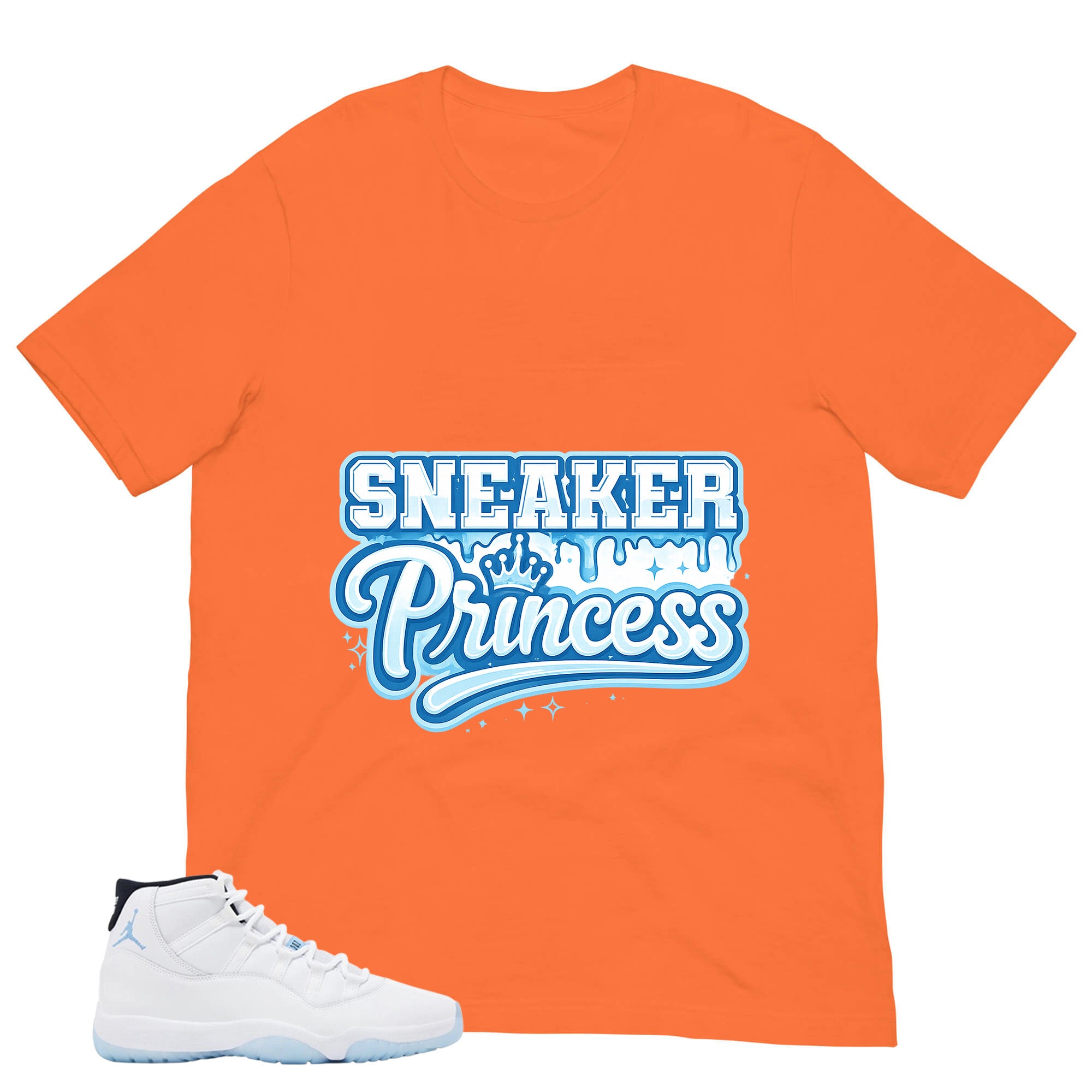 Graphic Tee Sneaker Princess Shirt - to Matching Air Jordan 11 Legend Blue | Zadago