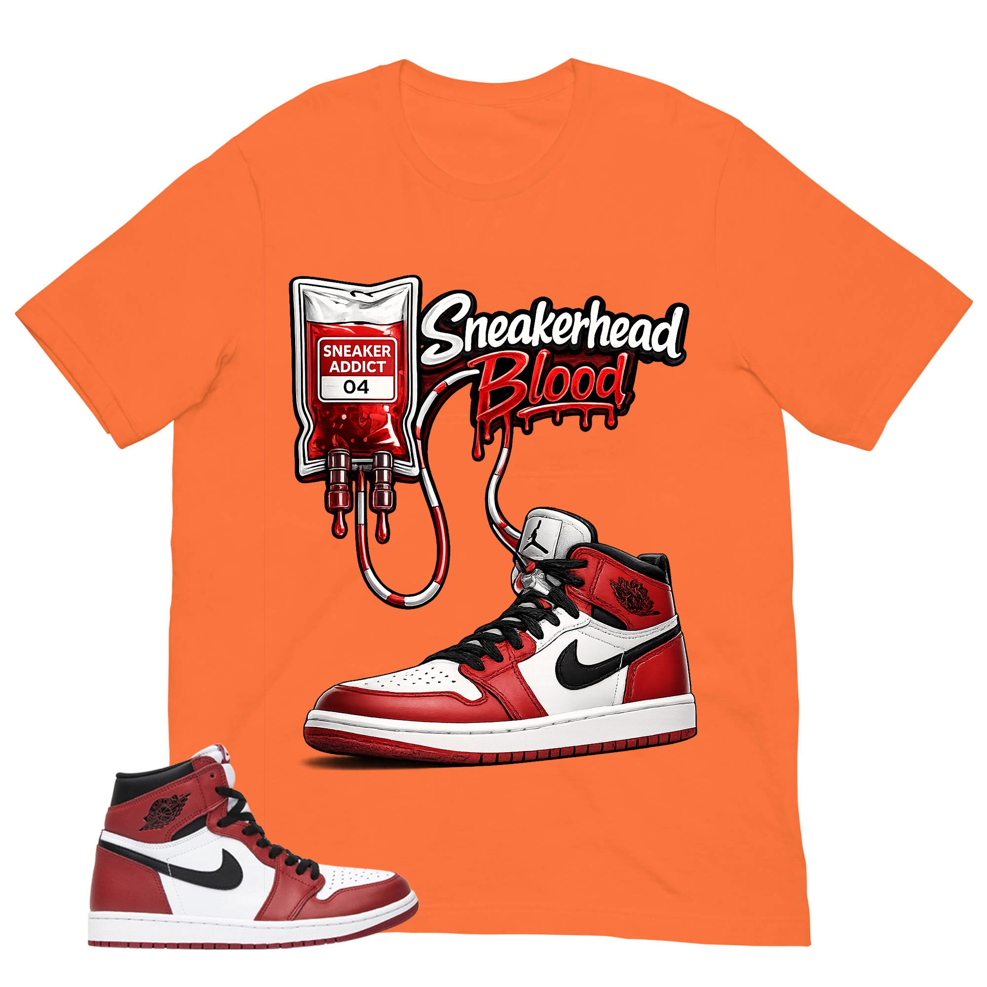 Graphic Tee Sneakerhead Shirt - to Matching Air Jordan 1 Chicago | Zadago