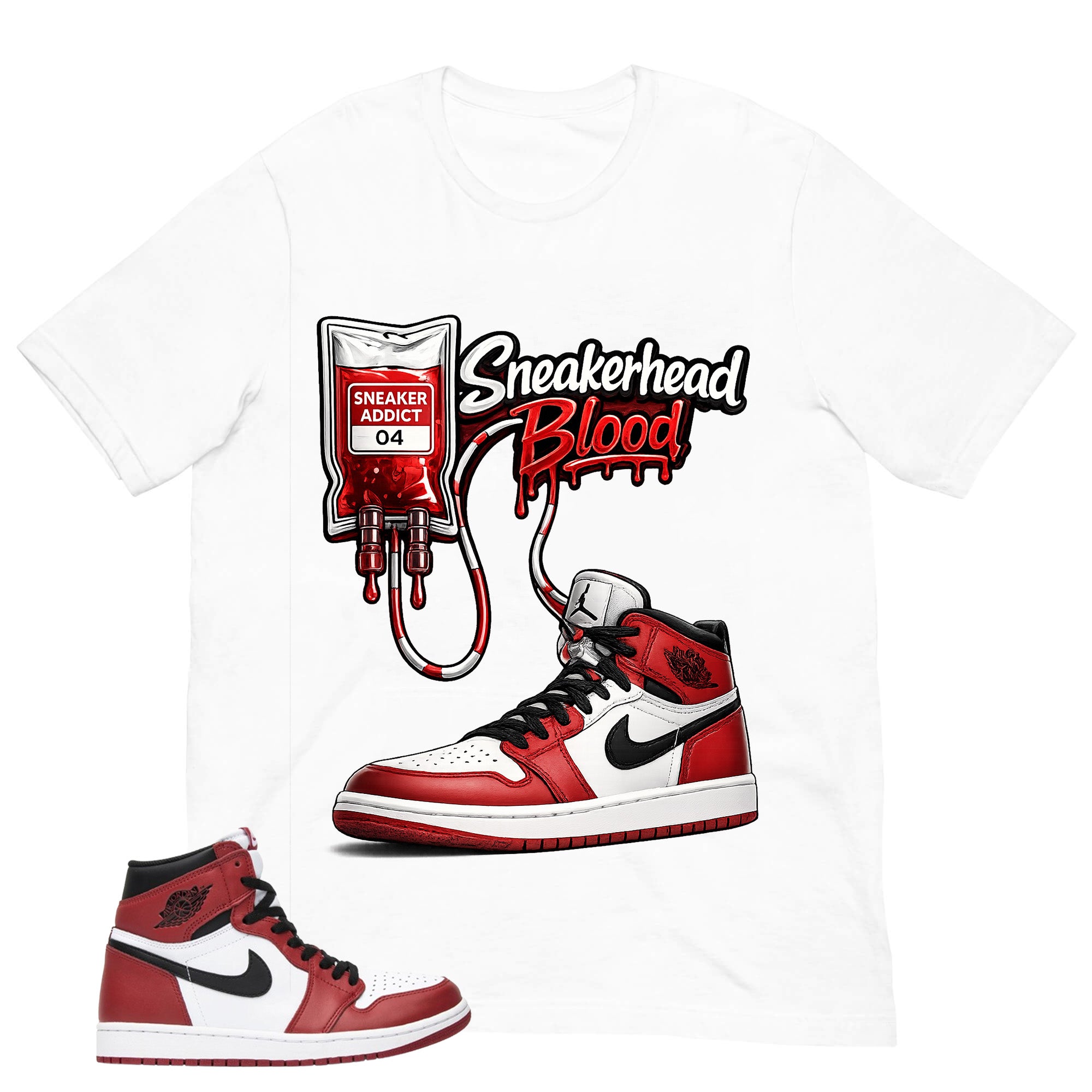Graphic Tee Sneakerhead Shirt - to Matching Air Jordan 1 Chicago | Zadago