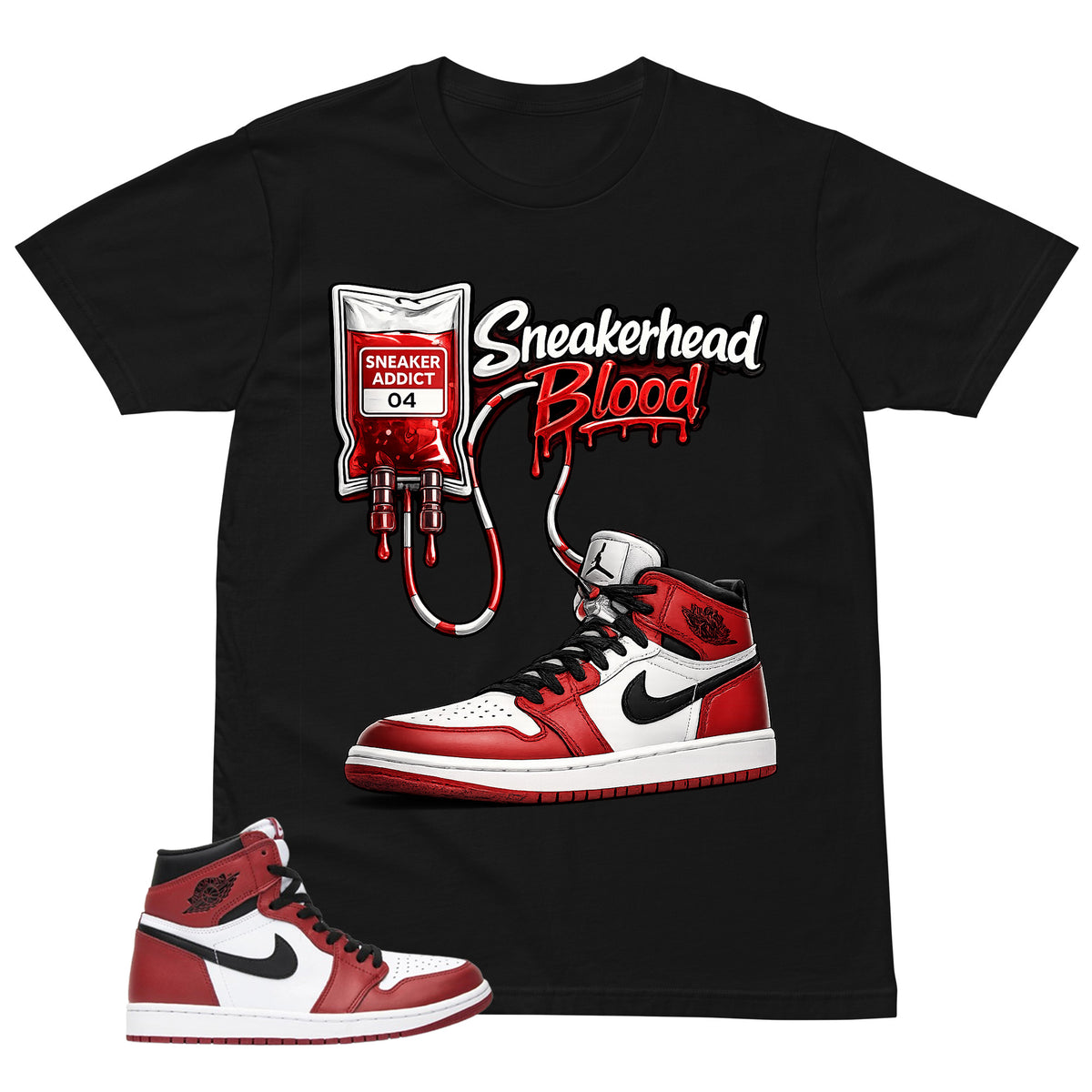 Graphic Tee Sneakerhead Shirt - to Matching Air Jordan 1 Chicago | Zadago