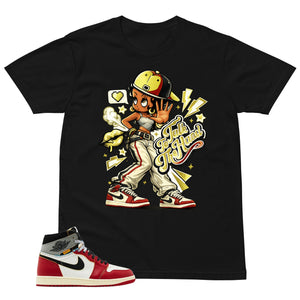 Graphic Tee Talk To The Hand | Matching Jordan 1 Union LA Chicago Shadow | Zadago