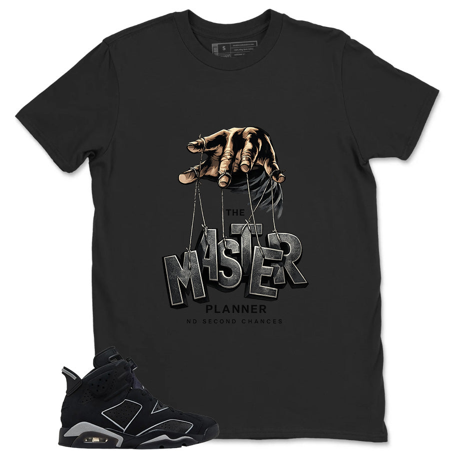 Graphic Tee The Master Planner Shirt - to Matching Air Jordan 6 Cap and Gown | Zadago