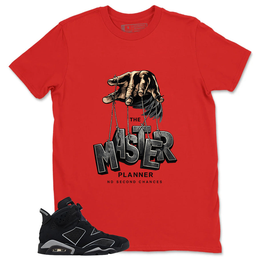 Graphic Tee The Master Planner Shirt - to Matching Air Jordan 6 Cap and Gown | Zadago