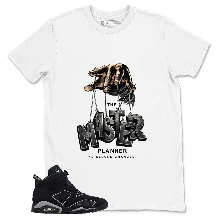 Graphic Tee The Master Planner Shirt - to Matching Air Jordan 6 Cap and Gown | Zadago
