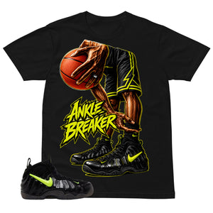 Graphic Tee to Match Air Foamposite Pro Voltage | Ankle Breaker Shirt | Zadago