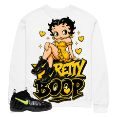 Graphic Tee to Match Air Foamposite Pro Voltage | Betty Boop Shirt | Zadago