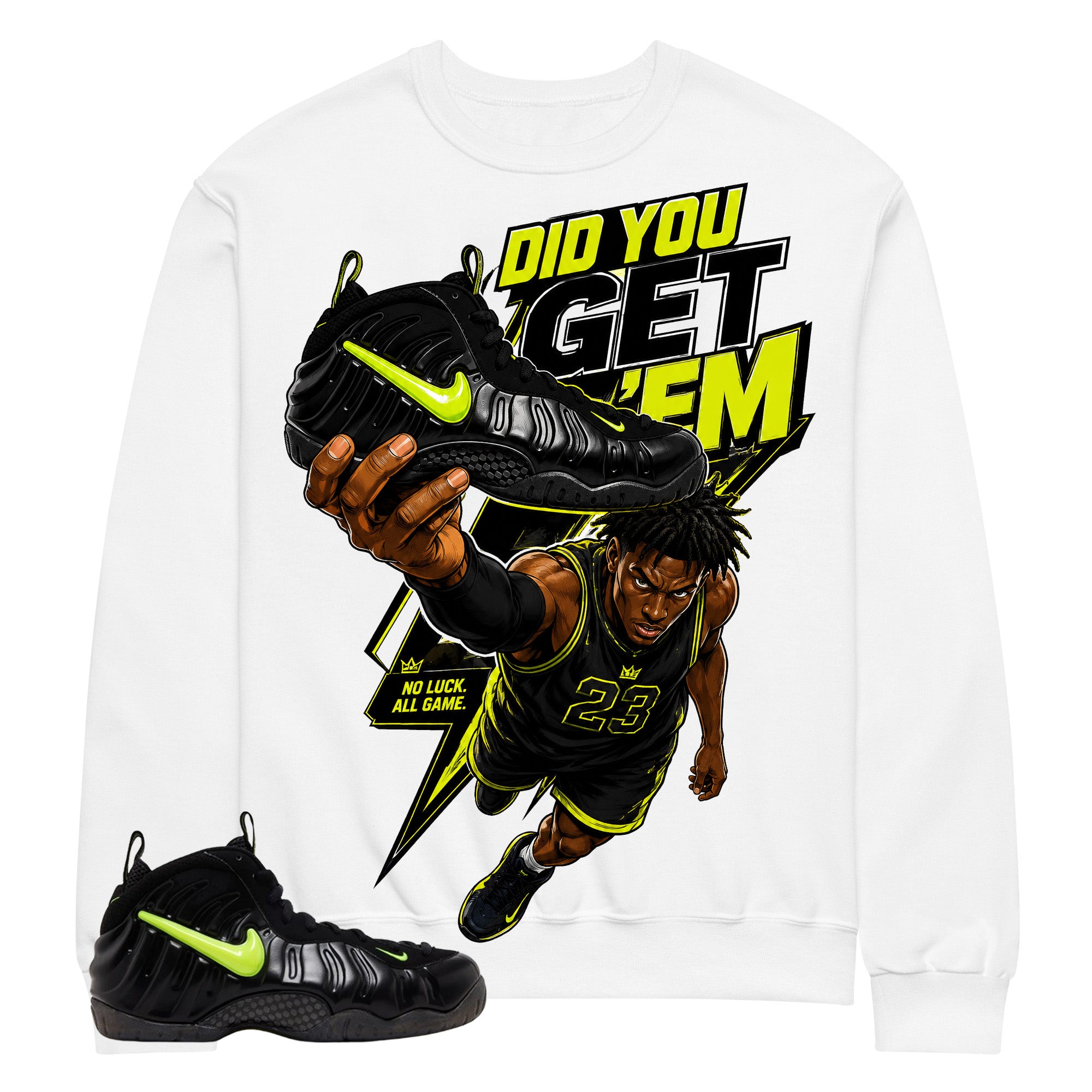 Graphic Tee to Match Air Foamposite Pro Voltage | Did You Get Em Shirt | Zadago