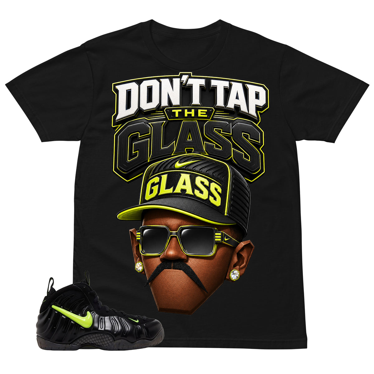 Graphic Tee to Match Foams Pro Voltage - Don't Tap The Glass Shirt