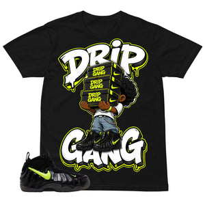 Graphic Tee to Match Air Foamposite Pro Voltage | Drip Gang Shirt | Zadago