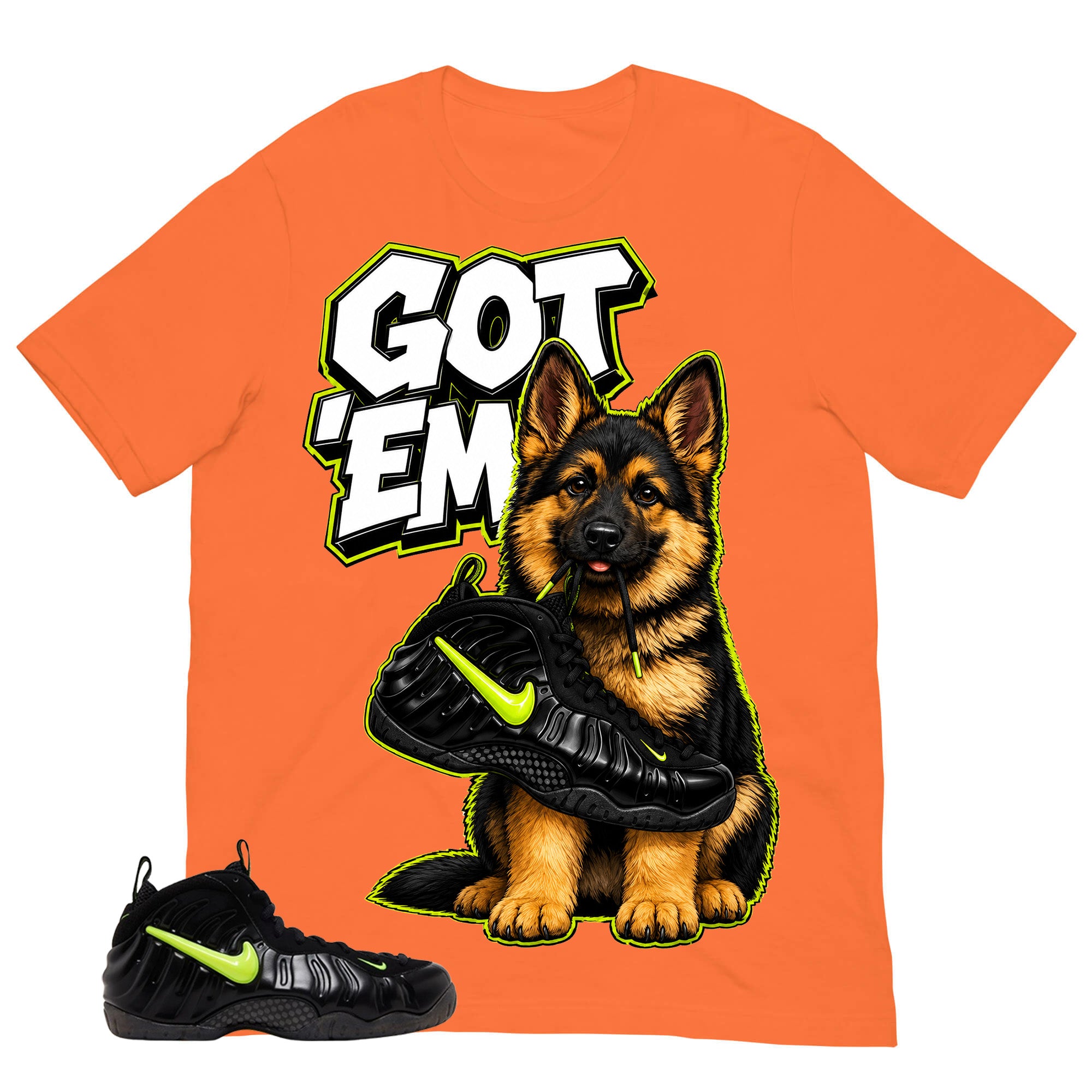 Graphic Tee to Match Air Foamposite Pro Voltage | Got 'Em GS Shirt | Zadago