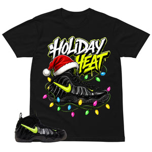 Graphic Tee to Match Air Foamposite Pro Voltage | Holiday Heat Shirt | Zadago
