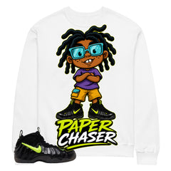 Graphic Tee to Match Air Foamposite Pro Voltage | Paper Chaser Shirt | Zadago