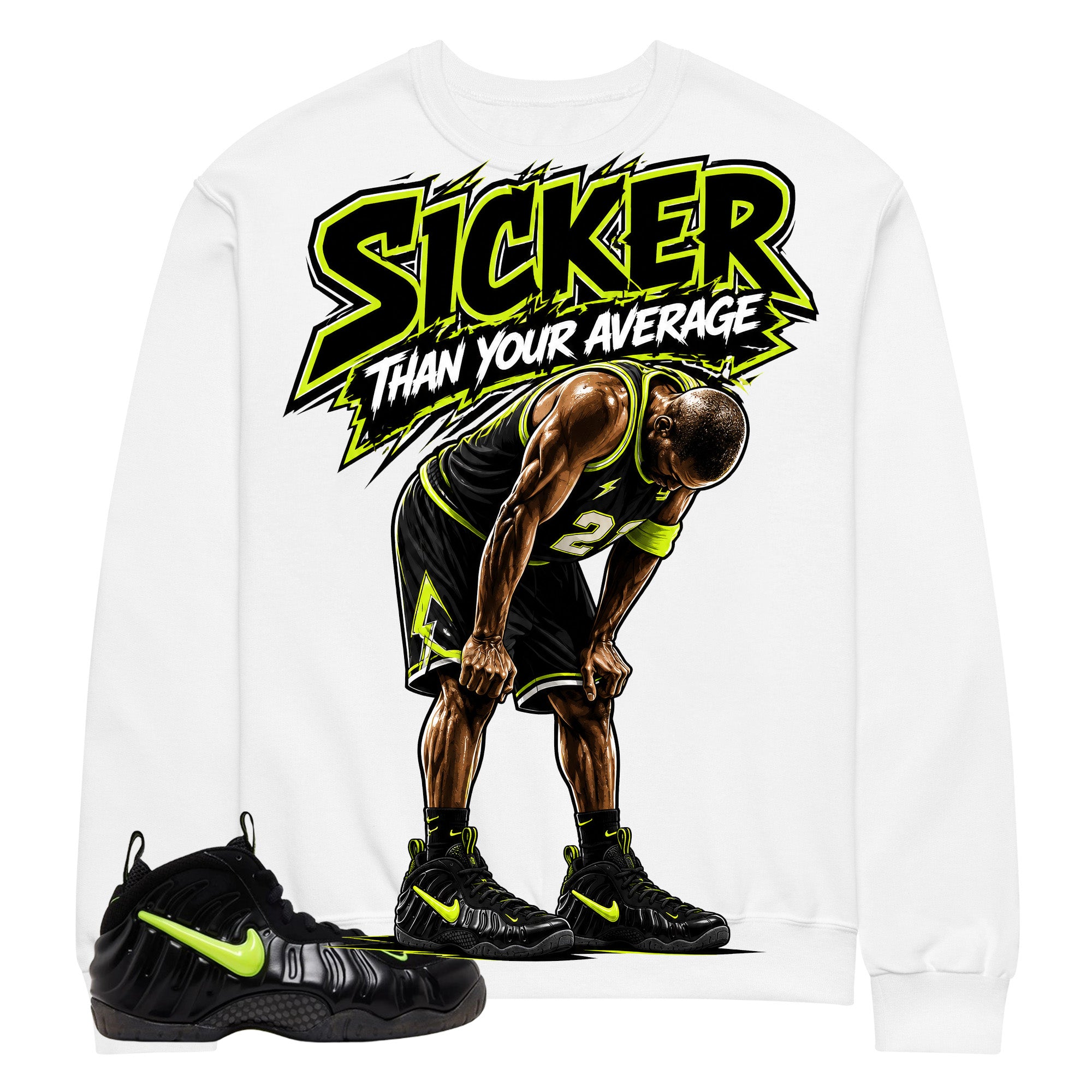 Graphic Tee to Match Air Foamposite Pro Voltage | Sicker Shirt | Zadago