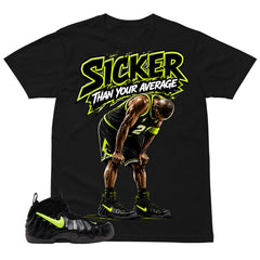 Graphic Tee to Match Air Foamposite Pro Voltage | Sicker Shirt | Zadago