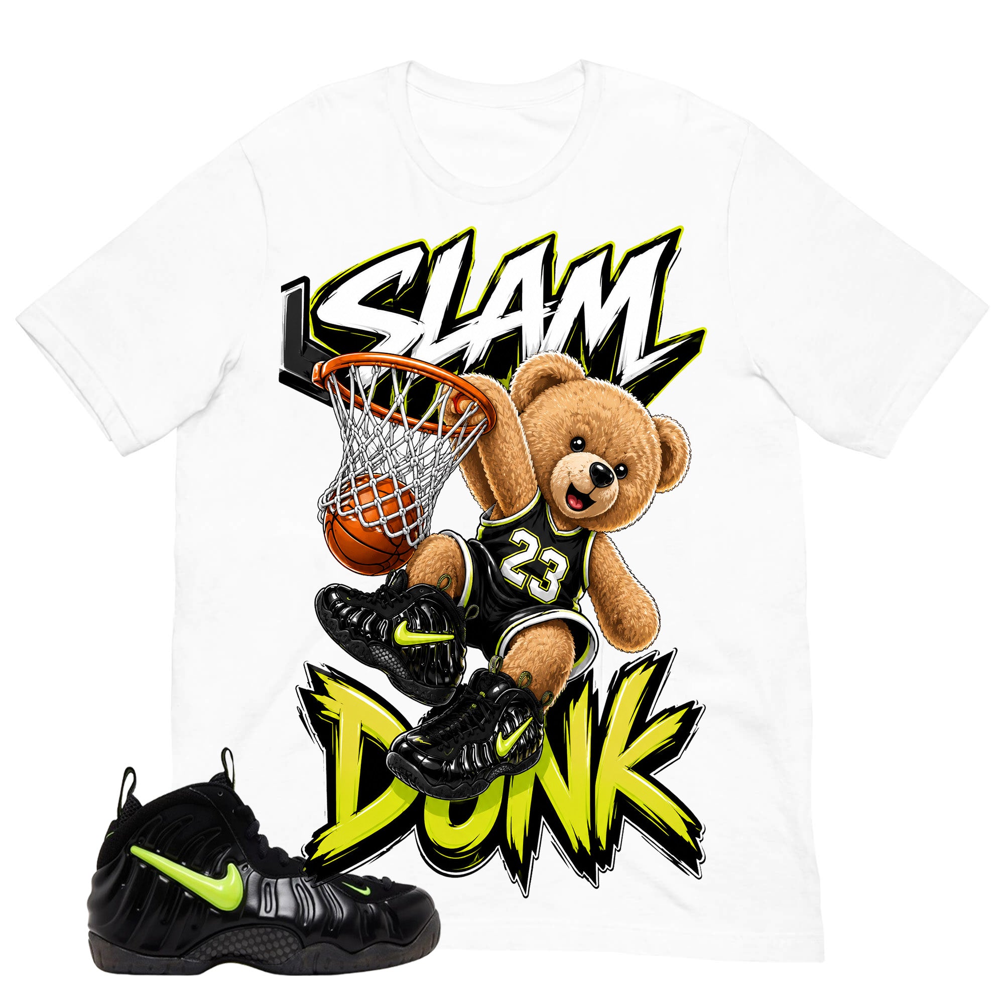 Graphic Tee to Match Foams Pro Voltage - Slam Dunk Shirt