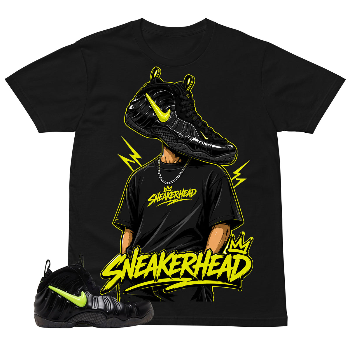 Graphic Tee to Match Foams Pro Voltage - Sneakerhead Shirt
