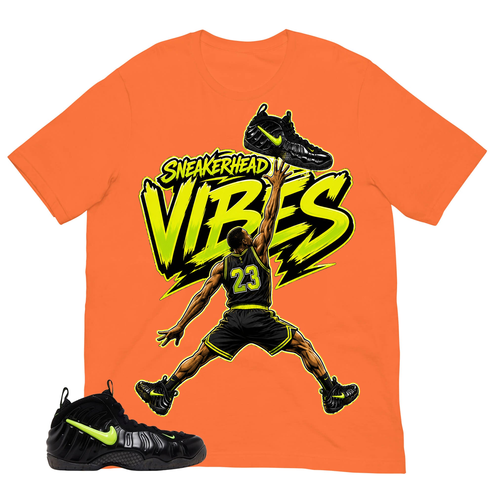 Graphic Tee to Match Air Foamposite Pro Voltage | Sneakerhead Vibes Shirt | Zadago