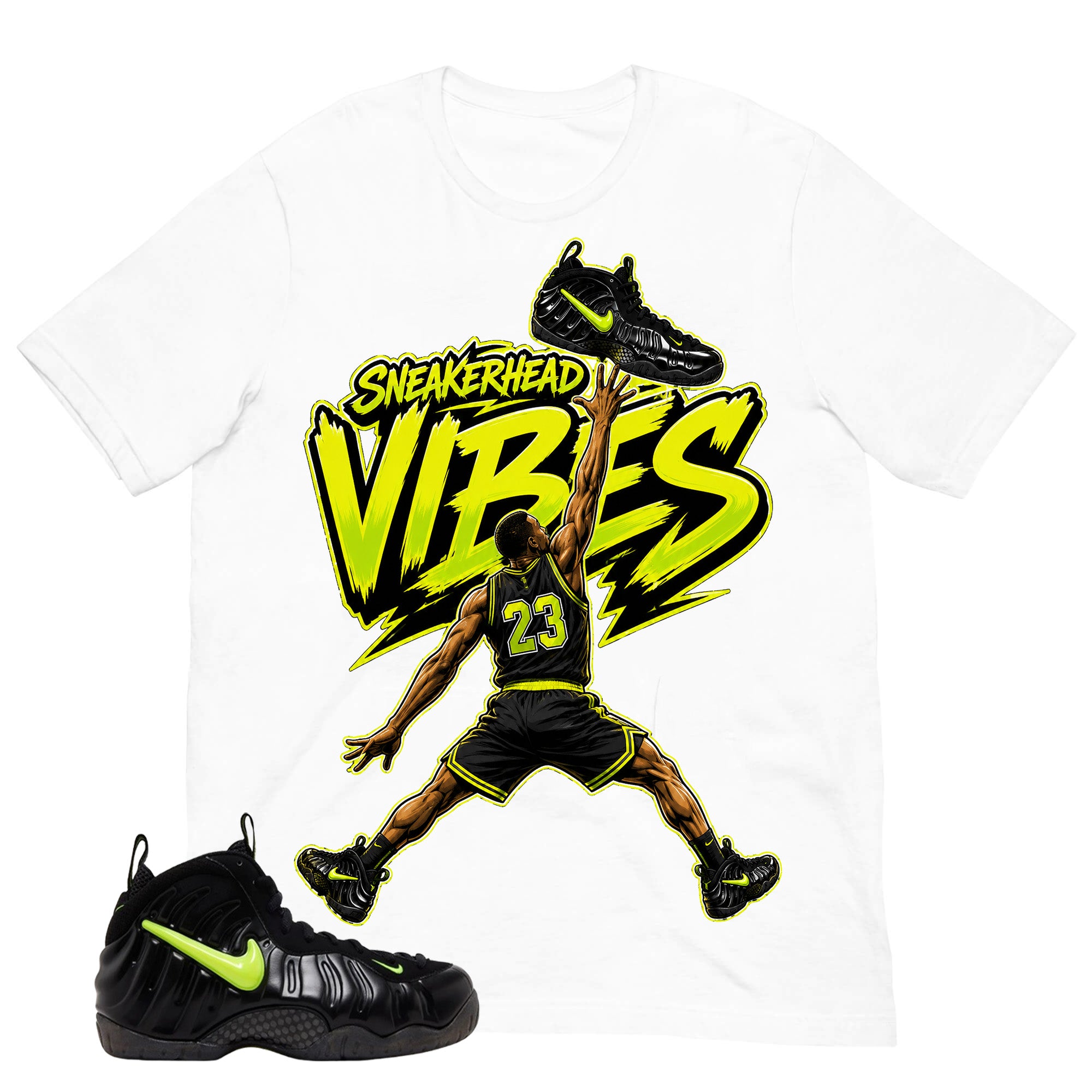 Graphic Tee to Match Air Foamposite Pro Voltage | Sneakerhead Vibes Shirt | Zadago