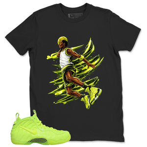 Graphic Tee to Match Air Foamposite Volt | Air Baller Shirt | Zadago