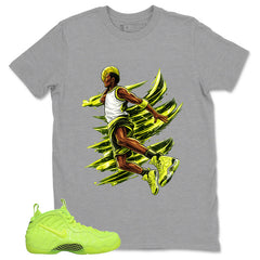 Graphic Tee to Match Air Foamposite Volt | Air Baller Shirt | Zadago