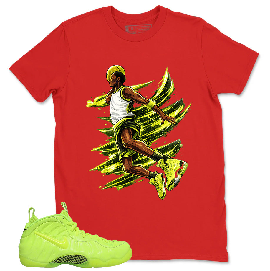 Graphic Tee to Match Air Foamposite Volt | Air Baller Shirt | Zadago