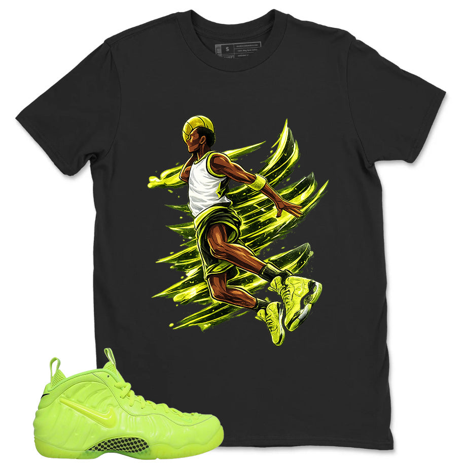 Graphic Tee to Match Air Foamposite Volt | Air Baller Shirt | Zadago
