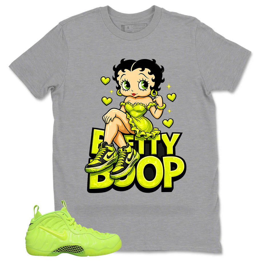 Graphic Tee to Match Air Foamposite Volt | Betty Boop Shirt | Zadago