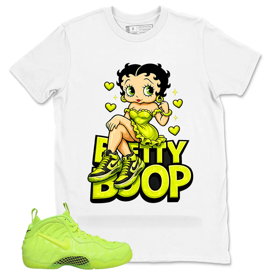 Graphic Tee to Match Air Foamposite Volt | Betty Boop Shirt | Zadago