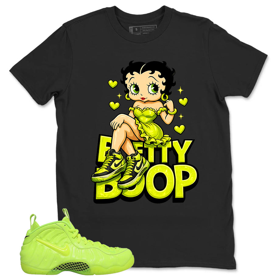 Graphic Tee to Match Air Foamposite Volt | Betty Boop Shirt | Zadago