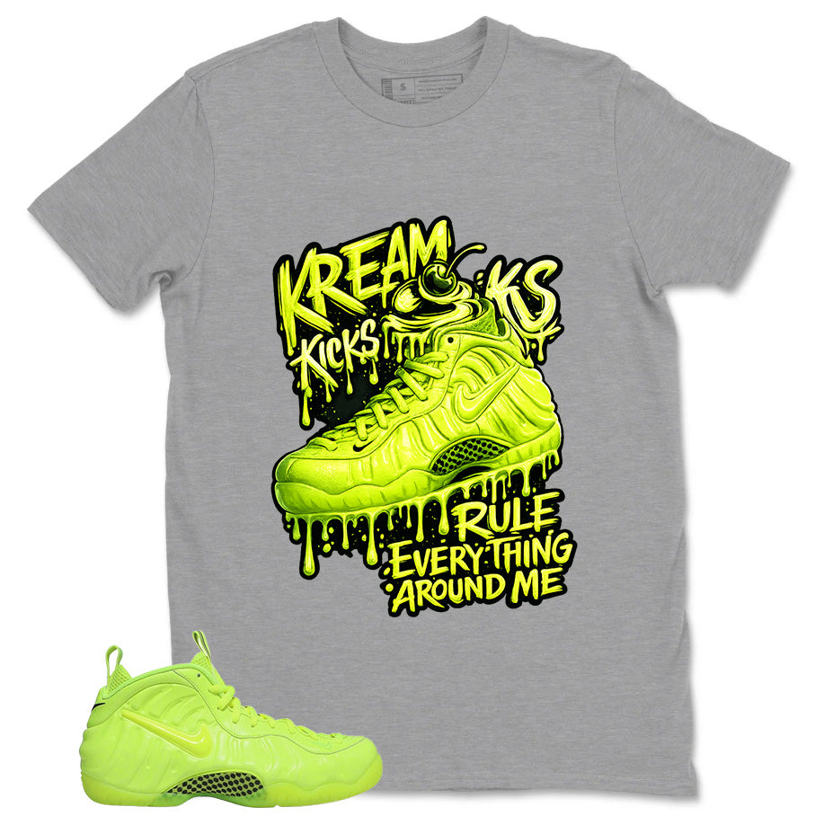 Graphic Tee to Match Air Foamposite Volt | Kream Kicks Shirt | Zadago
