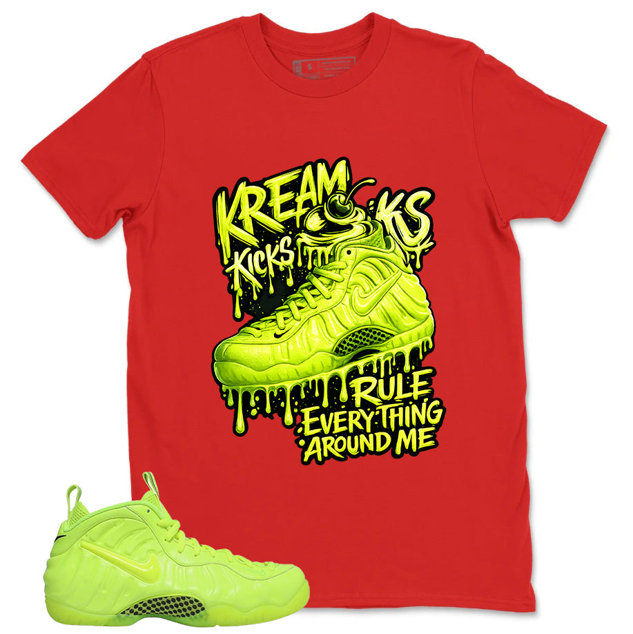 Graphic Tee to Match Air Foamposite Volt | Kream Kicks Shirt | Zadago