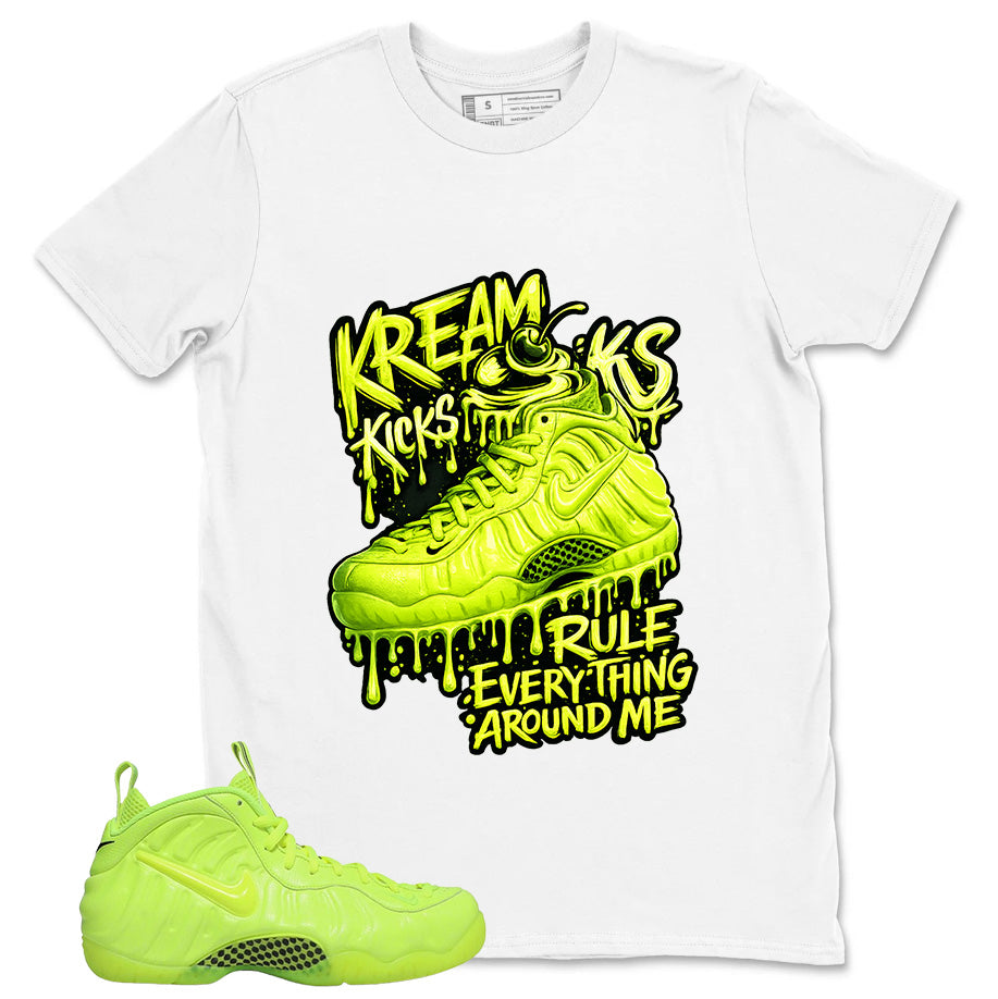 Graphic Tee to Match Air Foamposite Volt | Kream Kicks Shirt | Zadago