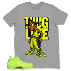 Graphic Tee to Match Air Foamposite Volt | Thug Life Shirt | Zadago