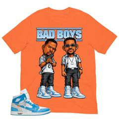 Graphic Tee to Match Air Jordan 1 Off White UNC | Bad Boys Shirt | Zadago